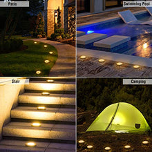 Carica l&#39;immagine nel visualizzatore di Gallery, Luci Solari Giardino Golwof 6 Pezzi 10 LED Luce Sepolta Solare IP65...