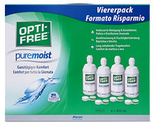 Carica l&#39;immagine nel visualizzatore di Gallery, OPTI-Free PureMoist Detergente per lenti a contatto Systempack (4 x 300 ml) - Ilgrandebazar