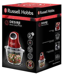 Russell Hobbs Desire Tritatutto, 200 W, 1 L, Rosso