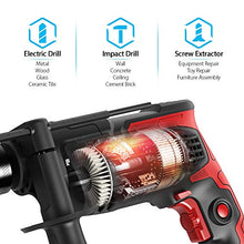 Carica l&#39;immagine nel visualizzatore di Gallery, Trapano elettrico, Meterk 850w 3000 RPM a Percussione, martello e... - Ilgrandebazar