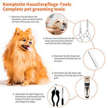 Carica l'immagine nel visualizzatore di Gallery, Toozey Tosatrice Cani Professionale per Peli Spessi/Lunghi/Corti/Ricci - Kit... - Ilgrandebazar
