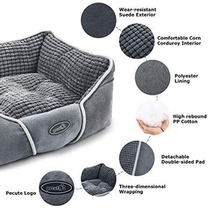 Pecute Letto per Cani Cuccia Gatto Peluche Ultra-Morbido Dog Bed M