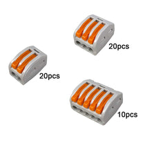 Carica l&#39;immagine nel visualizzatore di Gallery, FULARR 50Pcs Premium PCT-212/213 / 215 Molla Connettore Morsettiera Kit,... - Ilgrandebazar