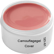 Carica l'immagine nel visualizzatore di Gallery, Gel UV Cover 30 ml - unghie mimetico rosa - ricostruzione polimerizzante LED NUDE per nail design art - gel costruttore Singolo.