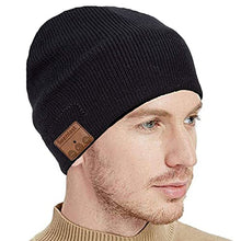 Carica l'immagine nel visualizzatore di Gallery, Cappello Bluetooth, Idee Regalo Natale Berretto Invernali Uomo Donna - Berretto Bluetooth 5.0 Musica Cappello Migliori Regali Natale con Cuffie Stereo e Microfono Viva Voce,Ultra Morbidi Lavabili