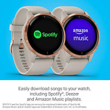 Carica l'immagine nel visualizzatore di Gallery, Garmin Venu - Smartwatch GPS, AMOLED, Music, Pay, Light Sand Rose Gold