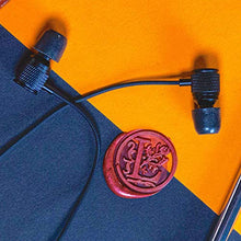 Carica l&#39;immagine nel visualizzatore di Gallery, LUDOS ULTRA Auricolari In-Ear Cuffie, Cuffiette con Microfono, Massimo Nero