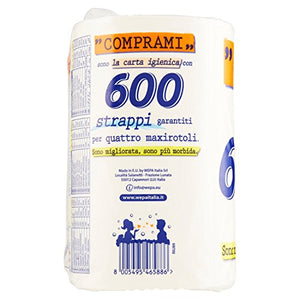 Wepa - Carta Igienica, in Ovatta di Pura Cellulosa - 4 rotoli