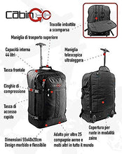 Carica l&#39;immagine nel visualizzatore di Gallery, CABIN GO MAX 5520 Trolley Zaino bagaglio a mano/cabina da MX5520, Nero