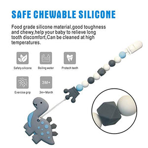 Clip ciuccio dentizione neonati massaggiagengive Dentifricio JRBT-GD - Ilgrandebazar