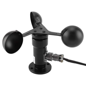 Anemometro con Sensore di Velocità del Vento Mumusuki 12.4cm / 4.88in, Nero - Ilgrandebazar
