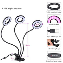 Carica l&#39;immagine nel visualizzatore di Gallery, Lampada per Piante,Tomshine 3 Testa Luci Crescita Grow 27W 54LED...