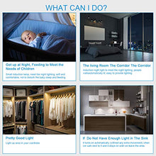 Carica l&#39;immagine nel visualizzatore di Gallery, 20Led Armadio Sensore Movimento Luce, Wireless Luci 20LED-2, Bianco Freddo - Ilgrandebazar