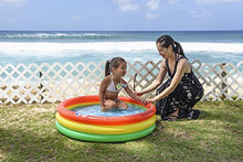Carica l&#39;immagine nel visualizzatore di Gallery, Jilong Round Baby Pool, Piscina Tonda 3 Anelli, Fondo Gonfiabile Unisex...