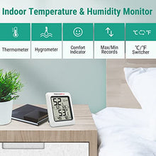 Carica l'immagine nel visualizzatore di Gallery, ThermoPro TP50 Termometro Igrometro Digitale per Ambiente Misuratore di Umidità e Temperatura Interno per Casa Termoigrometro Professionale per Misura Stanza