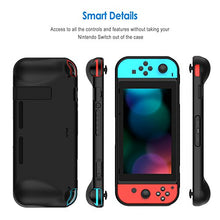 Carica l'immagine nel visualizzatore di Gallery, JETech Custodia per Nintendo Switch, Cover con Assorbimento degli Urti e Nero