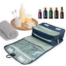 Carica l'immagine nel visualizzatore di Gallery, Beauty Case Da Viaggio, Organizzatore Di Borse Per Il Trucco Wash Bag Blu - Ilgrandebazar