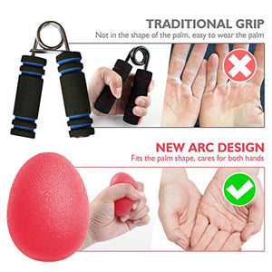 Peradix Palla Antistress, Dito e Grip Hand Rinforzare Colori luminosi