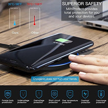 Carica l'immagine nel visualizzatore di Gallery, Limxems Caricatore Wireless,Caricabatterie Wireless 10W Ricarica Rapida Nero