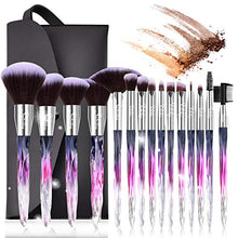 Carica l&#39;immagine nel visualizzatore di Gallery, Pennelli Make Up Subsky 15 pezzi Set di pennelli per trucco Fondotinta...