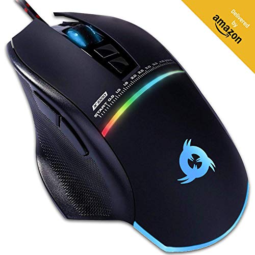KLIM Skill Mouse da Gioco ad Alta Precisione, per Gamer USB PC...