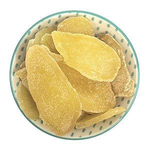 Zenzero disidratato a fette 1 Kg senza zucchero cristallizzato (con zucchero...
