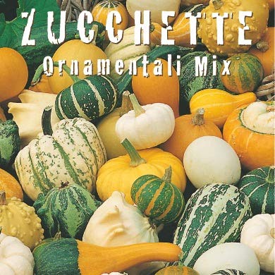 ZUCCHE - ZUCCHETTE Ornamentali in miscuglio (SEMI)