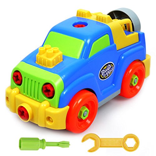 Akokie Jeep Bambini Kit Montaggio Giocattoli Auto Veicolo Regalo - Ilgrandebazar