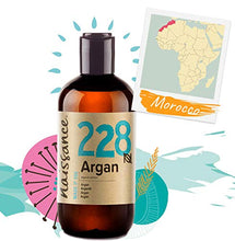 Carica l&#39;immagine nel visualizzatore di Gallery, Naissance Olio di Argan del Marocco 250ml - Puro e Naturale, Antiossidante,...
