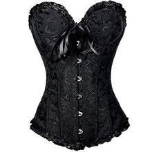 Carica l'immagine nel visualizzatore di Gallery, FeelinGirl Donna Corsetto Stile Gotico S(IT 38-40 GIROVITA: 60-65cm), Nero - Ilgrandebazar