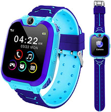 Carica l&#39;immagine nel visualizzatore di Gallery, Smartwatch per Bambini con Telefono, Orologio Intelligente con 16 Giochi Chiamata Musicale SOS Touchscreen Fotocamera, Smart Watch per Ragazzi Ragazze Regalo di Compleanno[Scheda SD integrata]