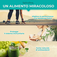 Carica l'immagine nel visualizzatore di Gallery, Spirulina BIO 1500 mg Al Giorno  540 Compresse Con il 60% di Proteine It