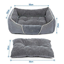 Carica l&#39;immagine nel visualizzatore di Gallery, Pecute Letto per Cani Cuccia Gatto Peluche Ultra-Morbido Dog Bed M