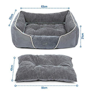 Pecute Letto per Cani Cuccia Gatto Peluche Ultra-Morbido Dog Bed M