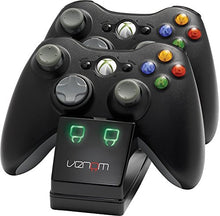 Carica l&#39;immagine nel visualizzatore di Gallery, Venom Twin Charging Station Doppio Caricabatterie per Xbox 360, Con 2 x...