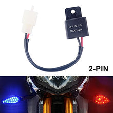 Carica l&#39;immagine nel visualizzatore di Gallery, Relè Lampeggiante Elettronico a 2 Pin, Indicatore Luminoso Universale a 12 V...