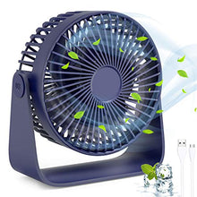 Carica l'immagine nel visualizzatore di Gallery, TedGem Ventilatore USB, da Tavolo Portatile...