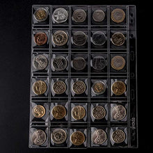Carica l&#39;immagine nel visualizzatore di Gallery, Stamp Pocket Pages - 30 Pocket/Page 30 Pocket(35mm X 35mm Each Pocket)