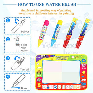 Angusiasm Doodle Tappeto Magico/Acqua Disegno Pittura Scrittura multicolore - Ilgrandebazar
