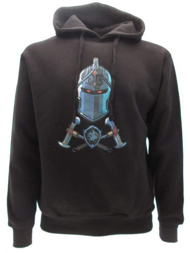 Sicem Felpa Cavaliere Nero Fortnite Originale con Cappuccio e Tasche Adulto... - Ilgrandebazar