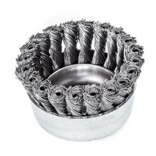 Carica l'immagine nel visualizzatore di Gallery, LESSMANN, 485237, Topfbürste annodato il filo di acciaio M14, 90 90 x 0.5 mm - Ilgrandebazar