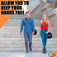 Carica l&#39;immagine nel visualizzatore di Gallery, Cinturino per casco da moto - Potrai avere le mani libere. Accessorio Black - Ilgrandebazar