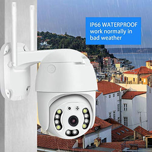 Ptz Camera Wifi Videocamera IP Esterno Senza Fili, 1080P Telecamera di...
