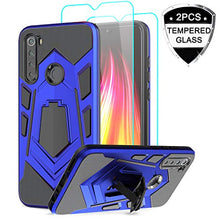 Carica l'immagine nel visualizzatore di Gallery, LeYi Cover Xiaomi Redmi Note 8 con Vetro 8 Azzurro/Blu