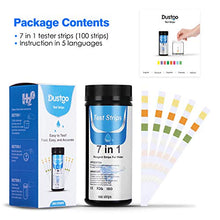 Carica l&#39;immagine nel visualizzatore di Gallery, Dustgo 7 in 1 Strisce Acqua Piscina con 100 pezzi Cartine Tornasole 100 PCS