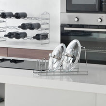 Carica l'immagine nel visualizzatore di Gallery, Metaltex Cricket Porta coperchi a 6 posti - (361006) Grigio Metallizzato