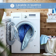 Carica l'immagine nel visualizzatore di Gallery, Glymnis Sacco a Pelo Ultraleggero con Cuscino Gonfiabile Sacchi a Blu