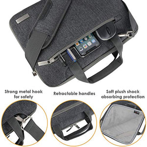 TECHGEAR Custodia per Computer Portatili da 11" - 12.3" 11-12.3 inch, Grigio