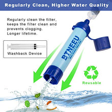 Carica l'immagine nel visualizzatore di Gallery, BTNEEU Filtro Acqua Outdoor 1500L Personale Rimuove 99.99%...