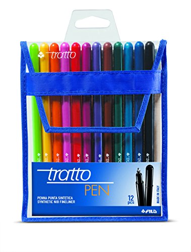 Tratto Pen Busta 12 Pezzi, 807700 - Ilgrandebazar